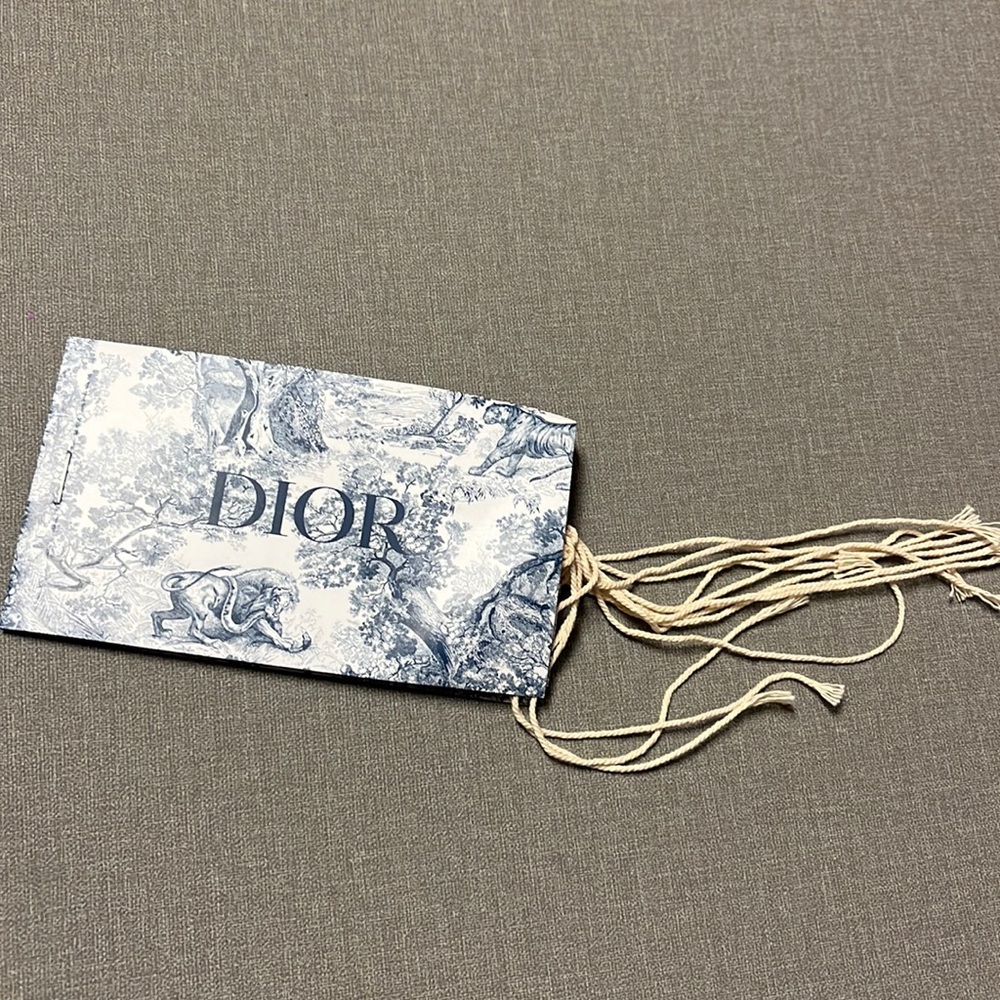 Dior set of 6 luggage tags